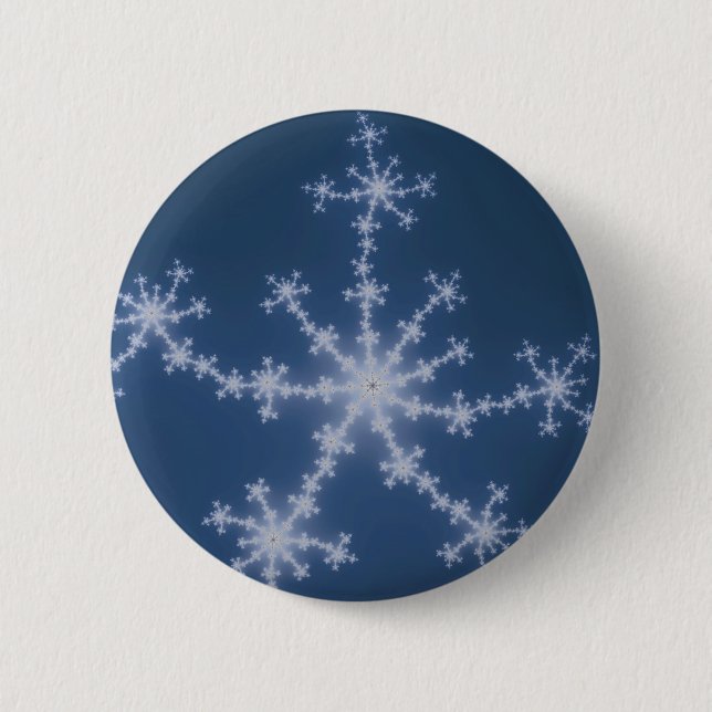 Chapa Redonda De 5 Cm Starry Sky - Fractal (Anverso)