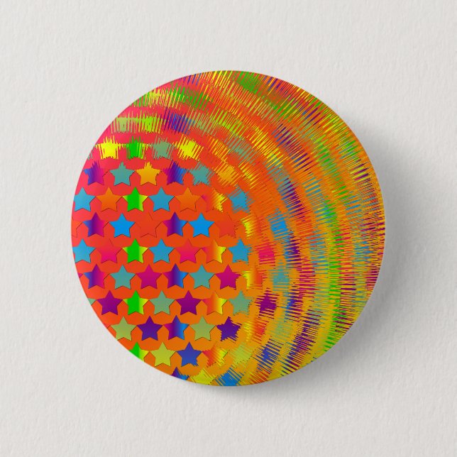 Chapa Redonda De 5 Cm Stars Exploded PIN BACK BUTTON (Anverso)