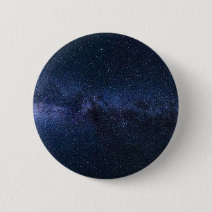 Chapa Redonda De 5 Cm Stars in the Milky Way