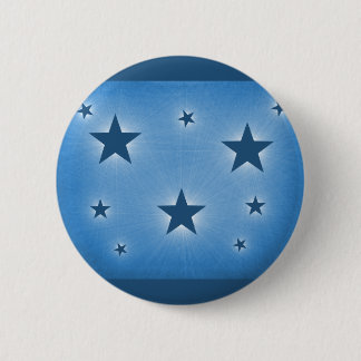 Chapa Redonda De 5 Cm Stars in the Night Sky Button, Blue