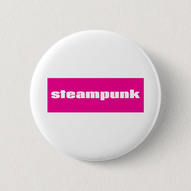 Chapa Redonda De 5 Cm Steampunk (Anverso)