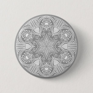 Chapa Redonda De 5 Cm Stone Mandala