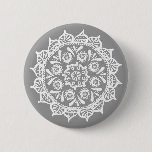 Chapa Redonda De 5 Cm Stone Mandala