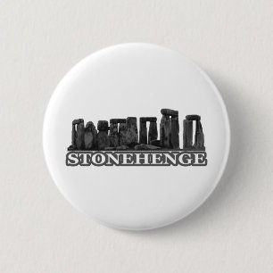Chapa Redonda De 5 Cm Stonehenge Black Transp The MUSEUM Zazzle Gifts