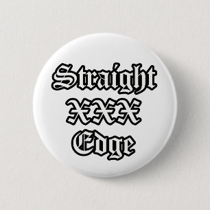 Chapa Redonda De 5 Cm Straightedge Button