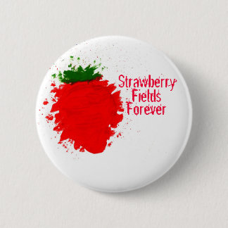 Chapa Redonda De 5 Cm Strawberry Fields