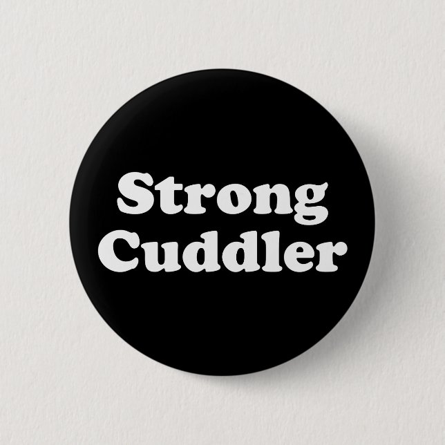 Chapa Redonda De 5 Cm Strong Cuddler (Anverso)