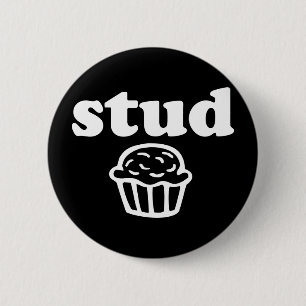 Chapa Redonda De 5 Cm Stud Muffin