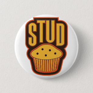 Chapa Redonda De 5 Cm Stud Muffin