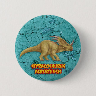 Chapa Redonda De 5 Cm Styracosaurus