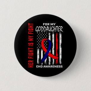 Chapa Redonda De 5 Cm Su Hija Diosa De Lucha Concientiza A La Niña Bande