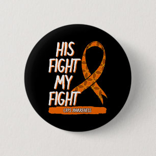 Chapa Redonda De 5 Cm Su lucha contra mi lucha crps Conciencia Naranja R