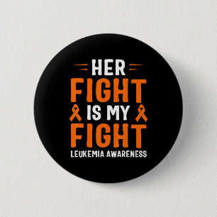 Chapa Redonda De 5 Cm Su Lucha Es Mi Conciencia Sobre La Leucemia En La