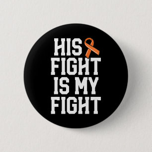 Chapa Redonda De 5 Cm Su Lucha Es Mi Lucha Contra El Cáncer De Leucemia