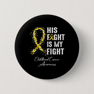 Chapa Redonda De 5 Cm Su Lucha Es Mi Lucha Contra El Cáncer Infantil De