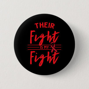 Chapa Redonda De 5 Cm Su Lucha Es Mi Lucha Contra La Enfermedad Del Cora