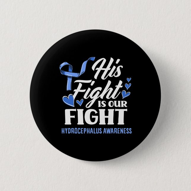 Chapa Redonda De 5 Cm Su Lucha Es Nuestro Hijo De Lucha Abuelo Hidrocefa (Anverso)