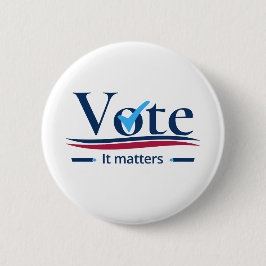 Chapa Redonda De 5 Cm Su voto importa