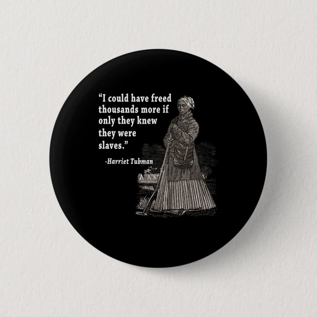 Chapa Redonda De 5 Cm Subterráneo de la historia negra afroamericana (Anverso)