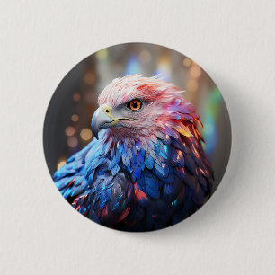 Chapa Redonda De 5 Cm Sueño Americano - Águila Fantástica