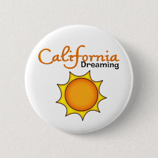 Chapa Redonda De 5 Cm Sueño de California