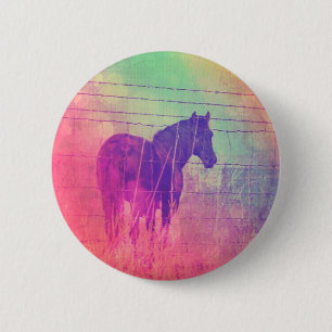 Chapa Redonda De 5 Cm Sueños de caballo