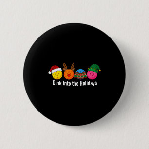 Chapa Redonda De 5 Cm Suéter feo de Navidad Ckleball Santa Reno Elfo