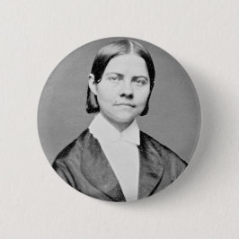 Chapa Redonda De 5 Cm Sufragio para mujer de piedra del reformador de