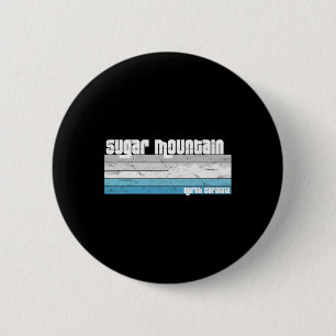 Chapa Redonda De 5 Cm Sugar Mountain Nc - North Carolina Retro Skiting S
