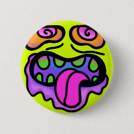 Chapa Redonda De 5 Cm Sugar Zombie Pop Art Pin