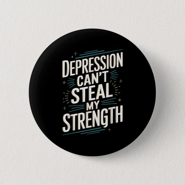 Chapa Redonda De 5 Cm Suicide Awareness Depression Anxiety Mental Health (Anverso)
