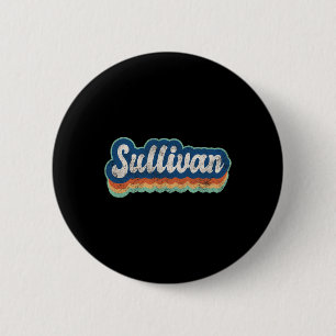 Chapa Redonda De 5 Cm Sullivan First Name Boy Vintage Style 70s 80s Pers