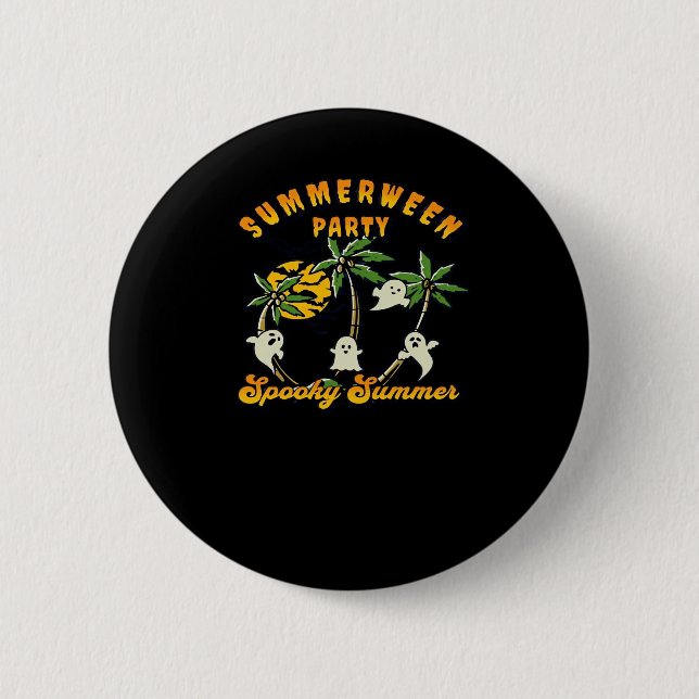 Chapa Redonda De 5 Cm Summerween Classic (Anverso)