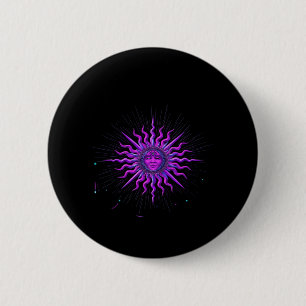 Chapa Redonda De 5 Cm Sun - Gráfico de Whimsigoth