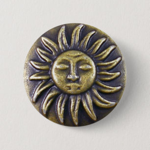 Chapa Redonda De 5 Cm Sun Medallion