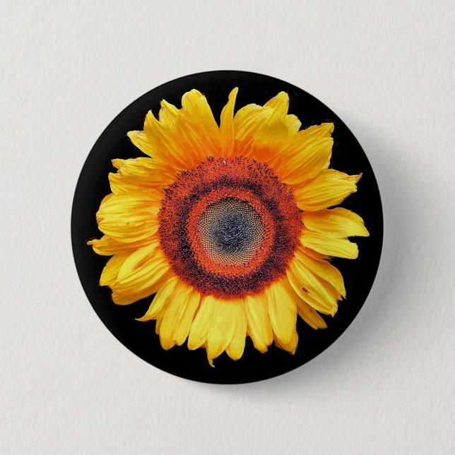 CHAPA REDONDA DE 5 CM SUNFLOWERS (Anverso)