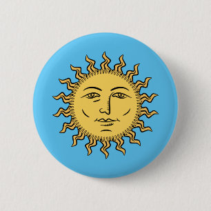 Chapa Redonda De 5 Cm Sunshine
