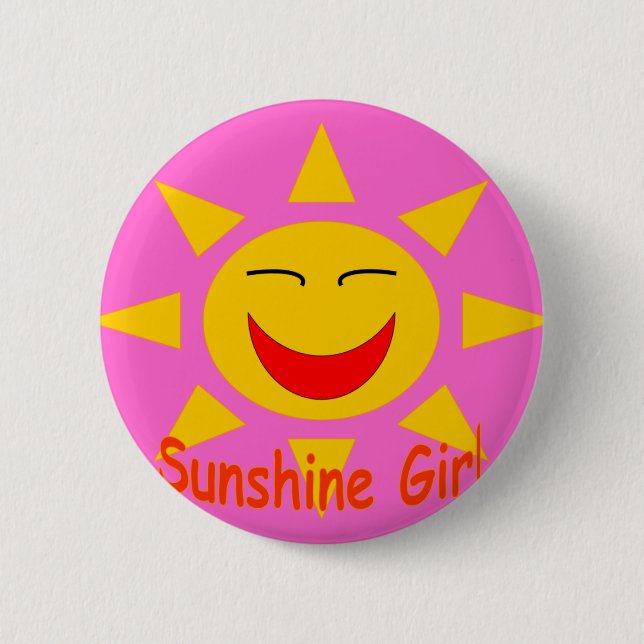 Chapa Redonda De 5 Cm SunshineGal (Anverso)