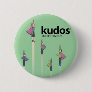 Chapa Redonda De 5 Cm Super héroe de Kudos®