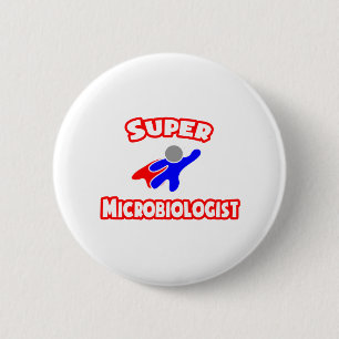 Chapa Redonda De 5 Cm Super Microbiólogo