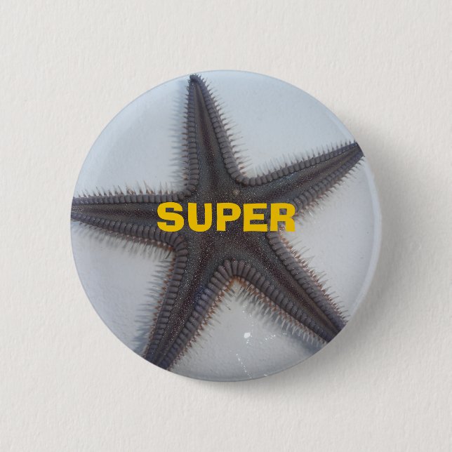 Chapa Redonda De 5 Cm Superestrella (Anverso)