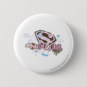 Chapa Redonda De 5 Cm Supergirl 1 tan fabuloso