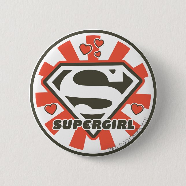 Chapa Redonda De 5 Cm Supergirl J-Pop 7 (Anverso)
