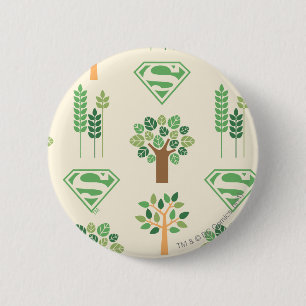 Chapa Redonda De 5 Cm Supergirl Trees