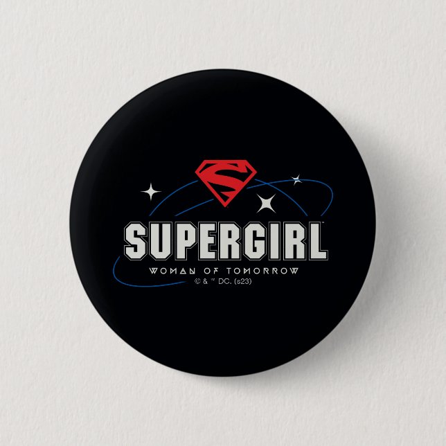 Chapa Redonda De 5 Cm Supergirl Woman of Tomorrow (Anverso)