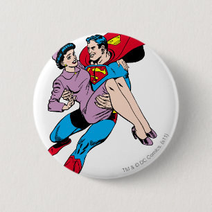Chapa Redonda De 5 Cm Superman rescata a Louis