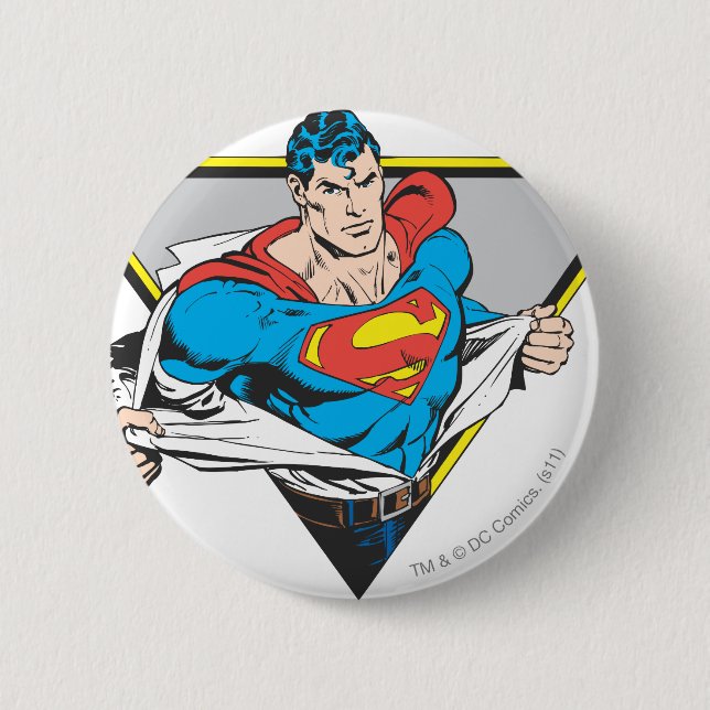 Chapa Redonda De 5 Cm Superman revelado (Anverso)