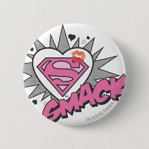 Chapa Redonda De 5 Cm Superman - Smack