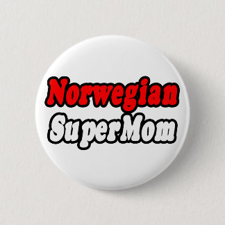 Chapa Redonda De 5 Cm SuperMom de Noruega