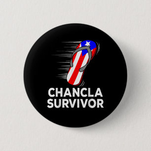 Chapa Redonda De 5 Cm Superviviente de chancla
